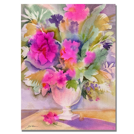 Sheila Golden 'Traditional Bouquet' Canvas Art,18x24